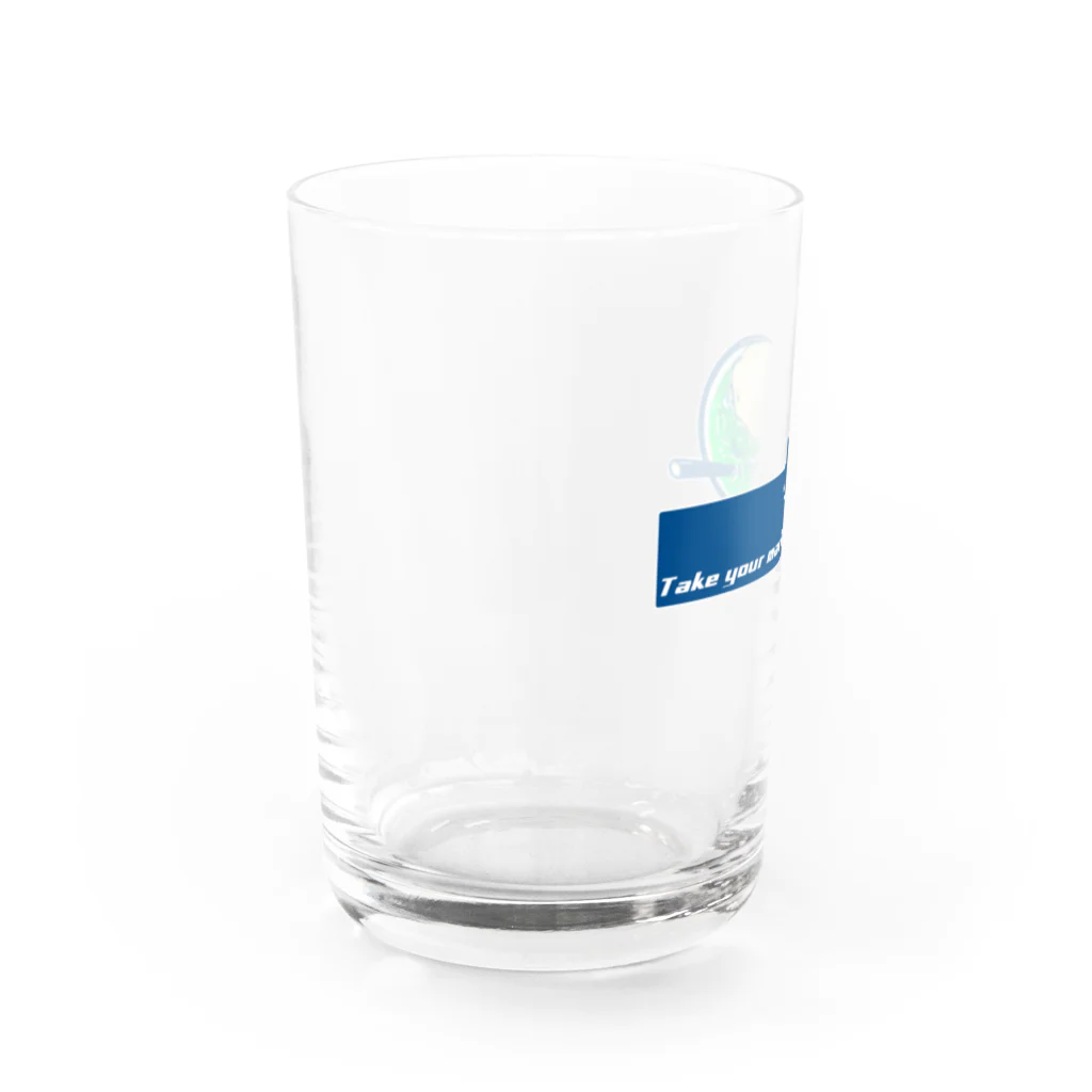 ari designの水泳、飛び込み、クリームソーダ！ Water Glass :left