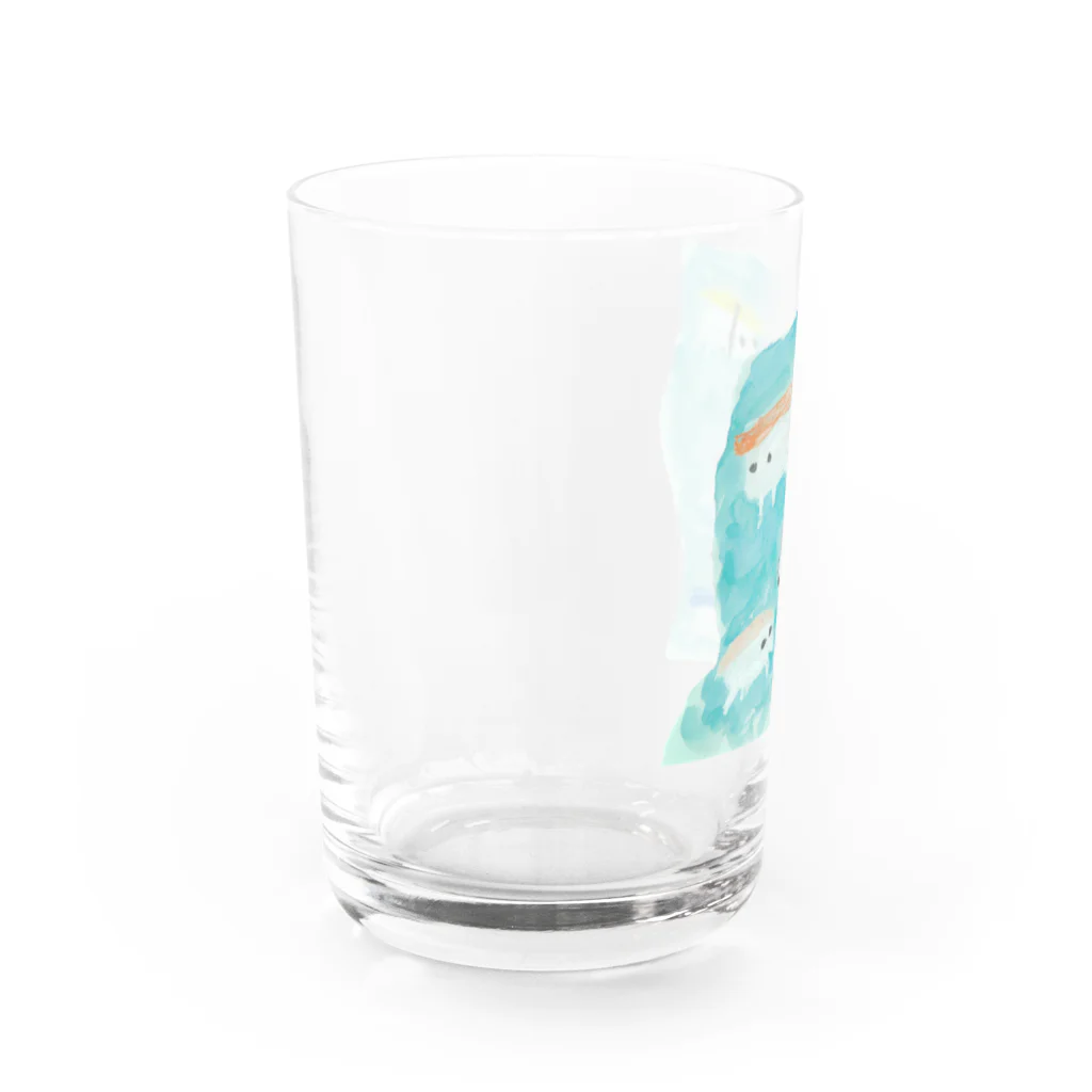 だちゃんの寿司魚 Water Glass :left