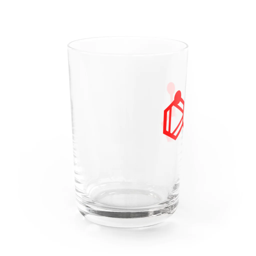科学雑貨Scientiaのニコチン(マルボロver.) Water Glass :left