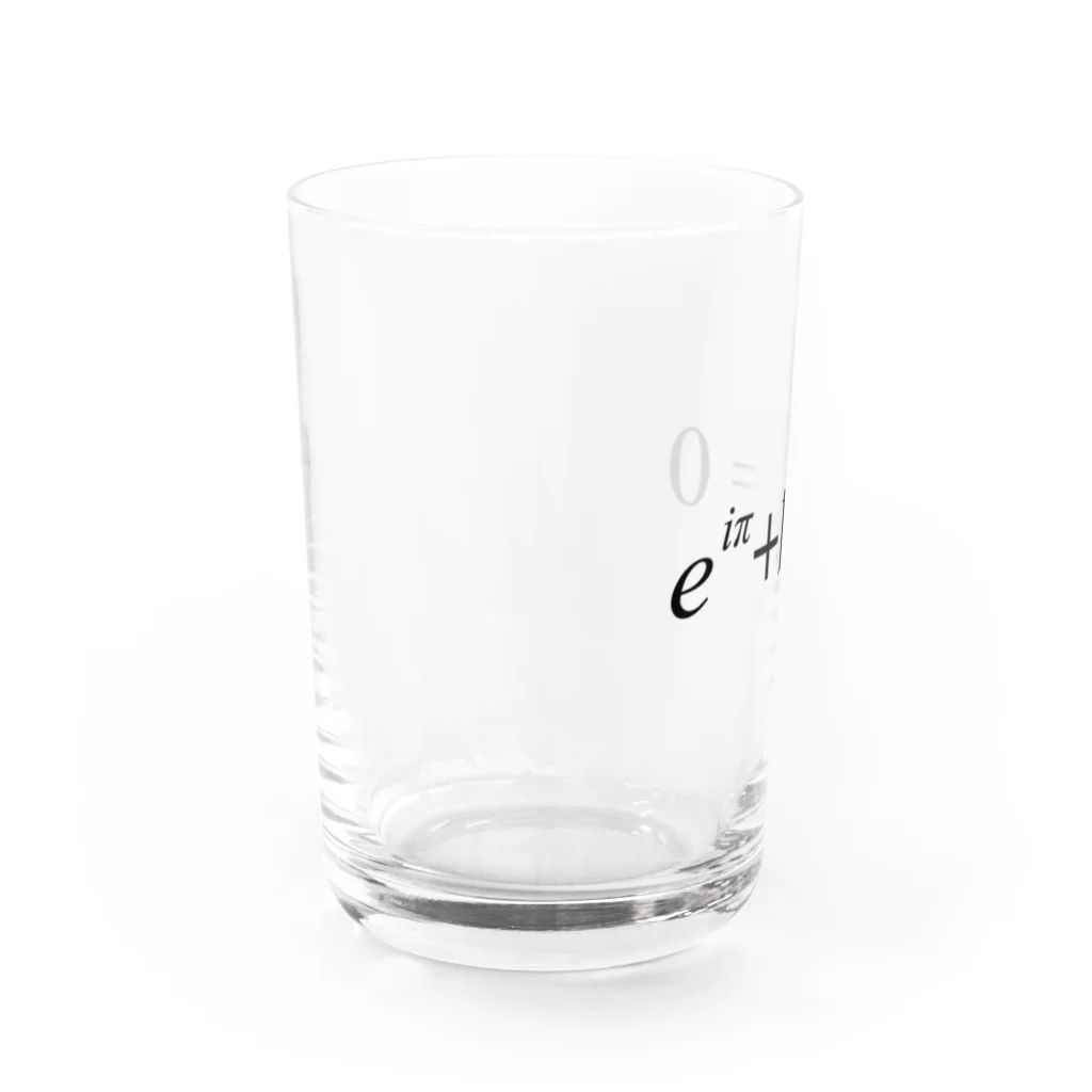 科学雑貨Scientiaのオイラーの等式 Water Glass :left