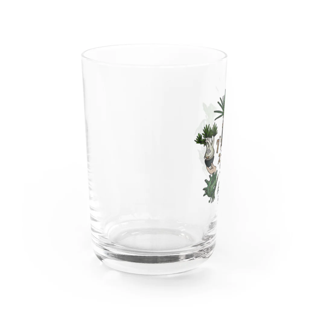 green_smithのグリーンスミスモンスターLOGO Water Glass :left