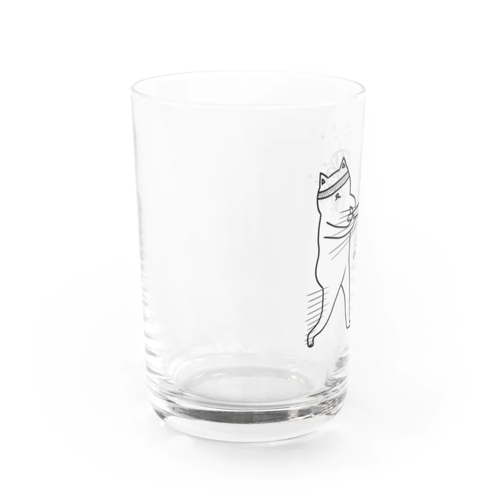 ヒロシオーバーダイブのフルスイングすいか割 Water Glass :left