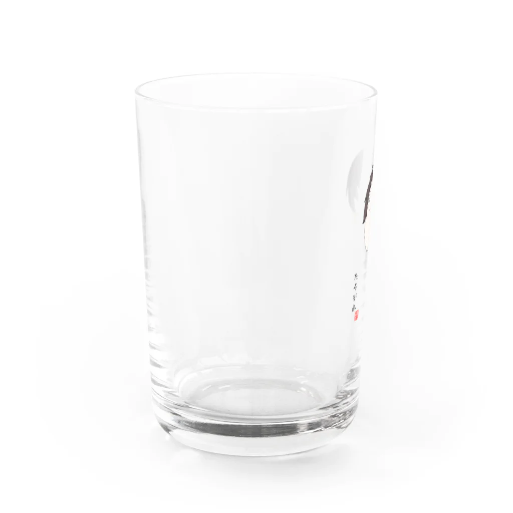 前向きp/むーくんのまえむきたそがれグッズ Water Glass :left