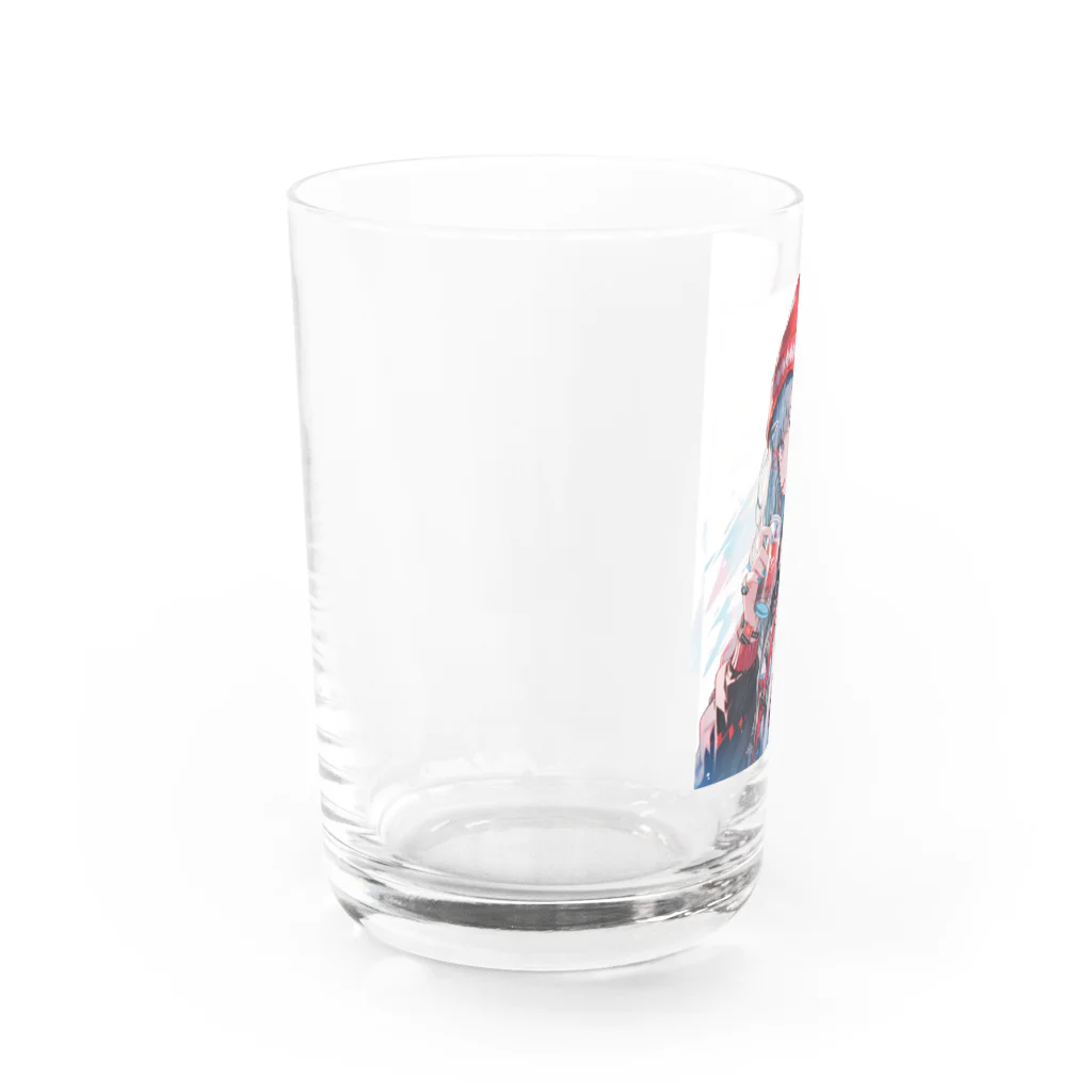 @KRE_SETの冬のほっこりジュースタイム Water Glass :left