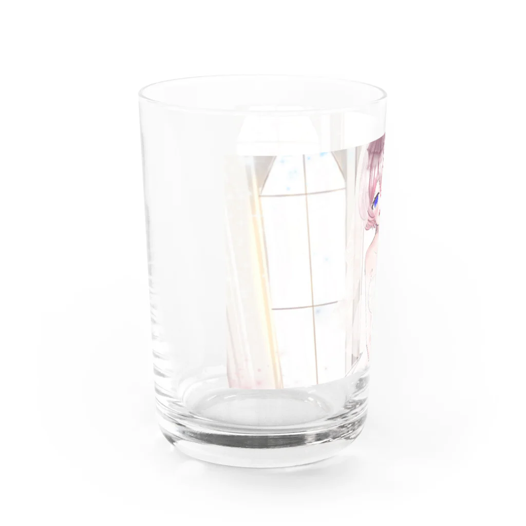 かしわしゃん🐔🍶のウェディングかしわ Water Glass :left