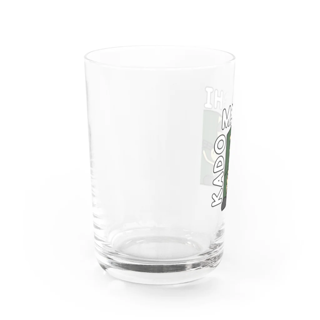 大葉屋のカドマチ　(カラー) Water Glass :left