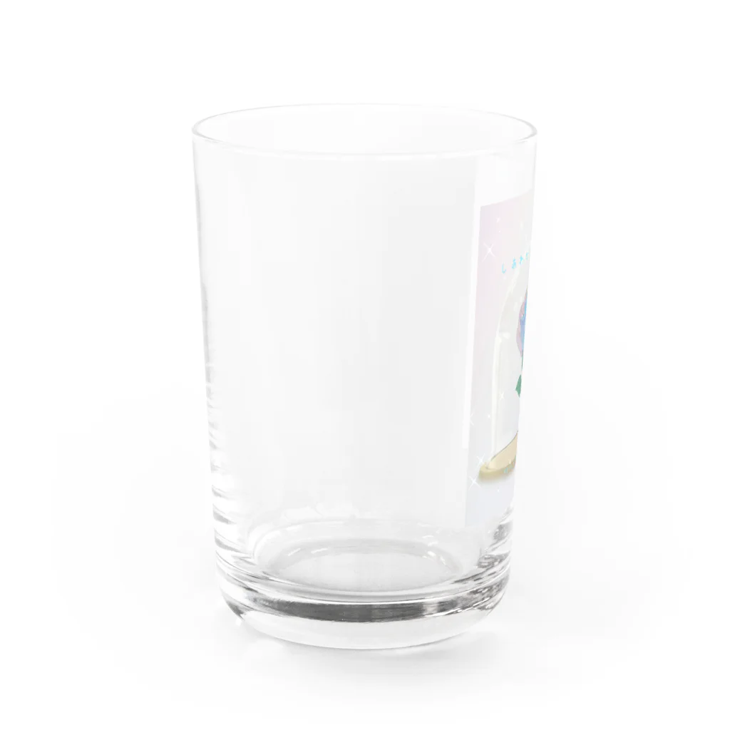 HI-KUN ART MUSEUM　　　　　　　　(ひーくんの美術館)のしあわせを呼ぶ薔薇 Water Glass :left