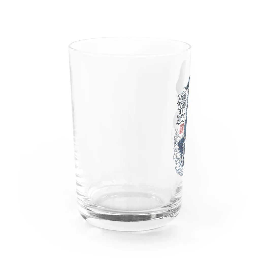 NAMI★HANA屋の日本の妖怪_濡れ女(ぬれおんな)_NUREONNA Water Glass :left