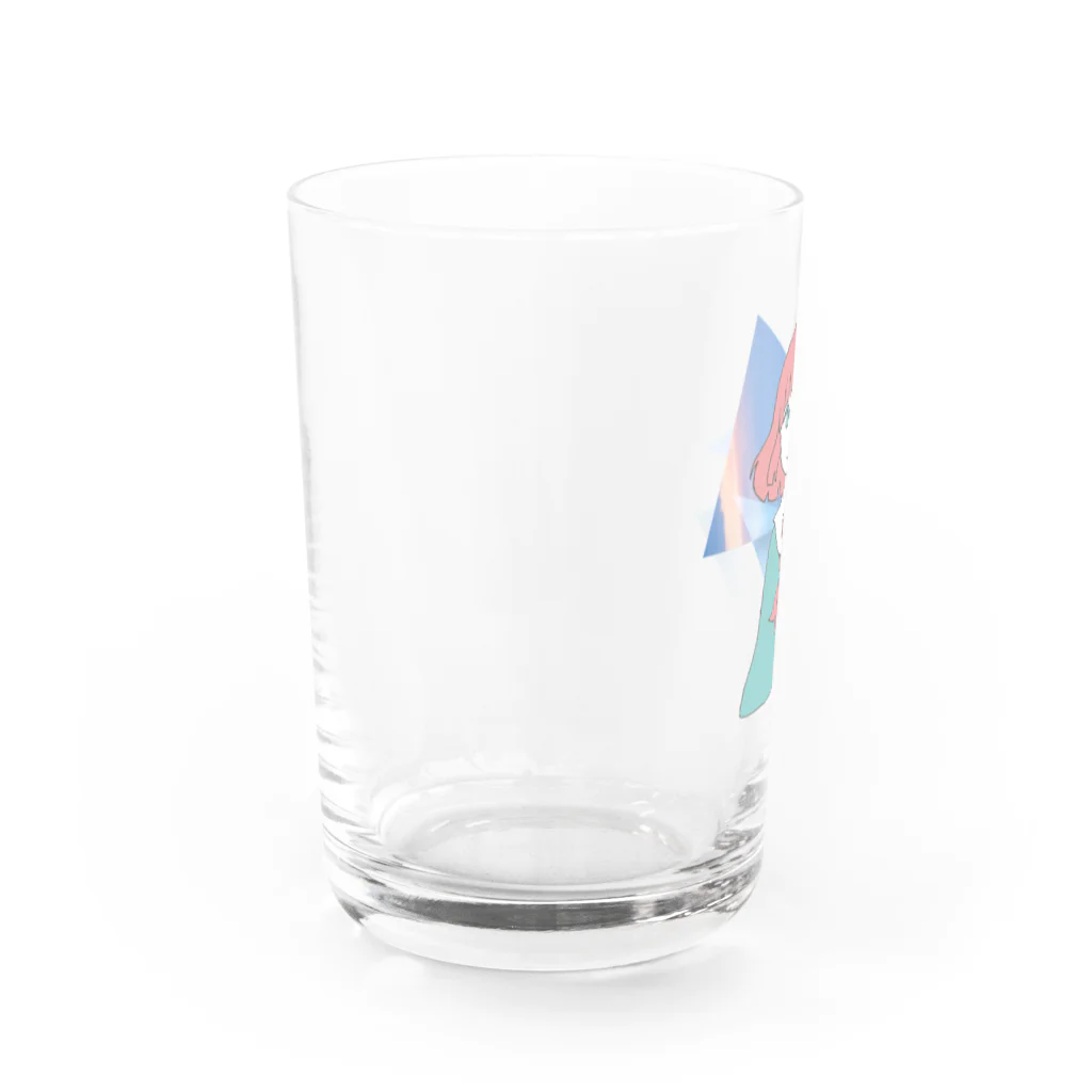 きょうもぜったいがんばらない。のいいからもう放っといてちゃん。 Water Glass :left