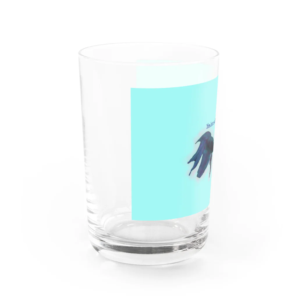 ♡BE HAPPY♡の恋する魚たち Water Glass :left