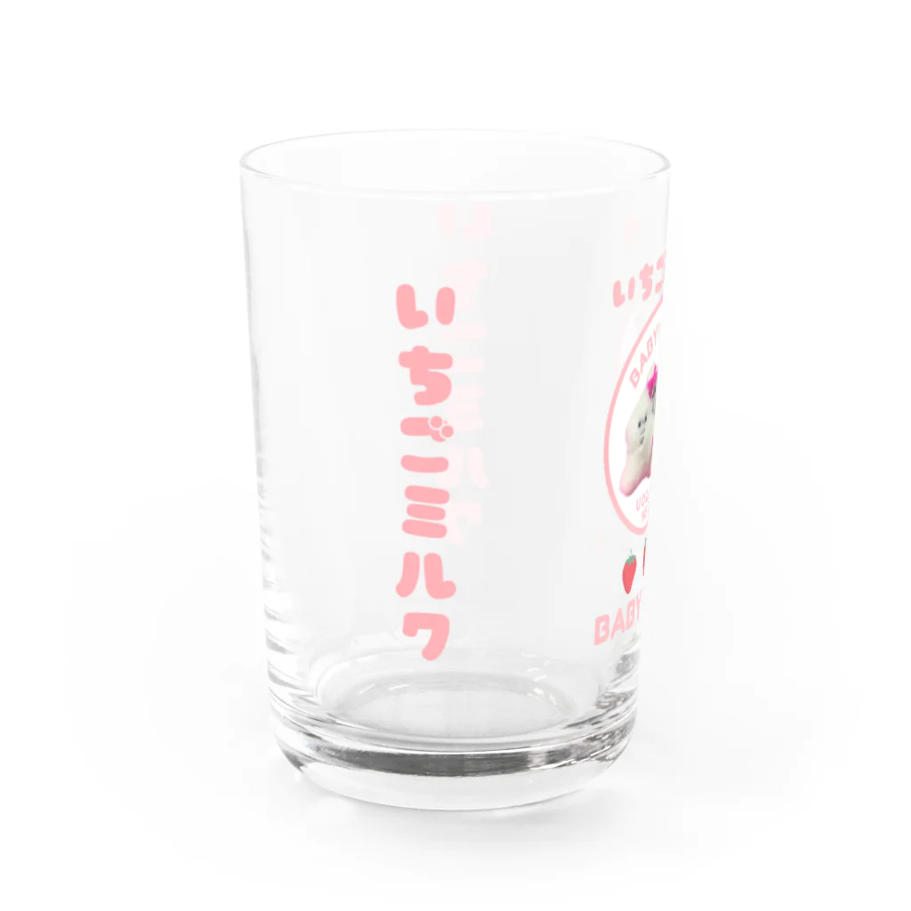 uozanonekoのいちごミルクグラス🍓 Water Glass :left