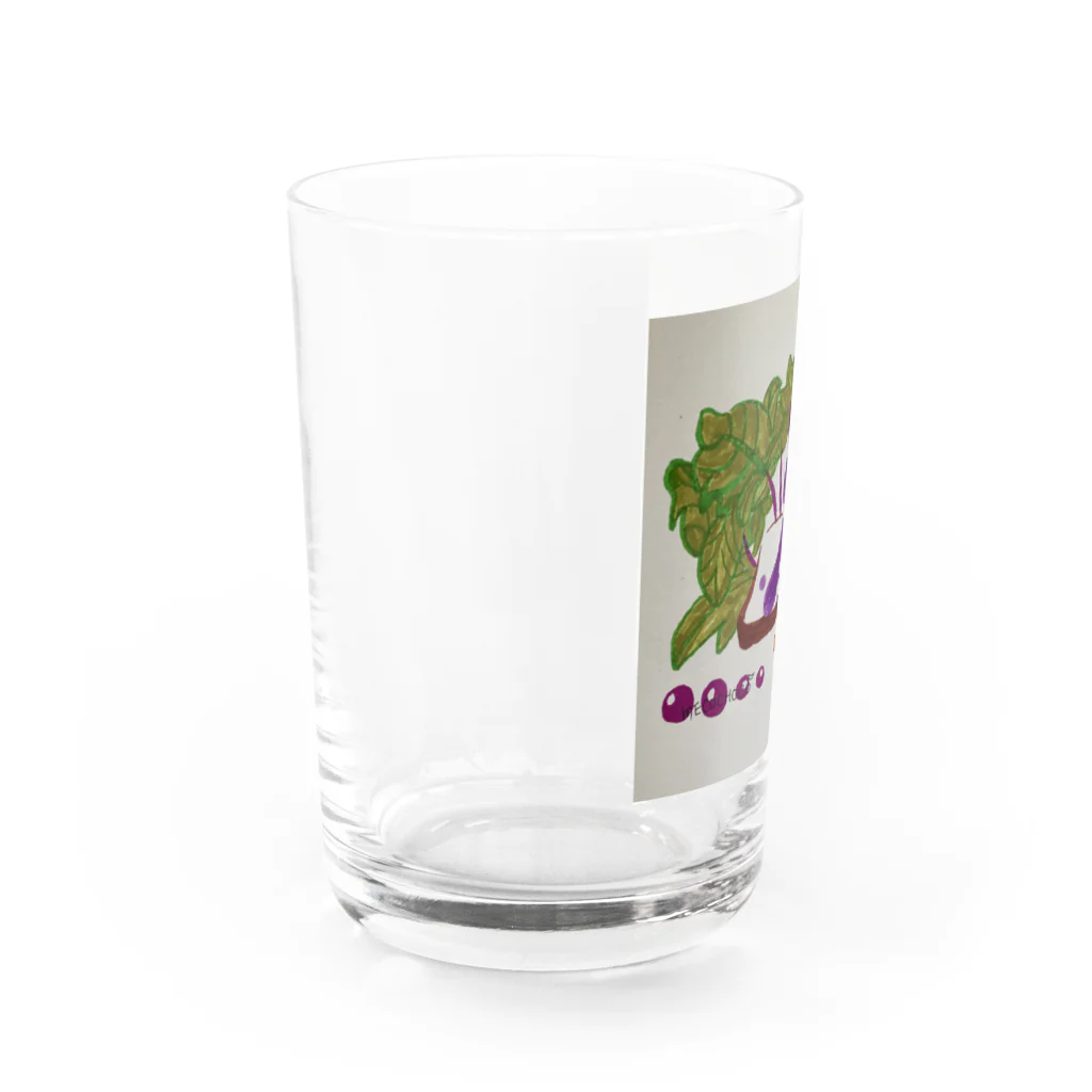 みつばち工房のブルーベリーとランチタイム🫐 Water Glass :left