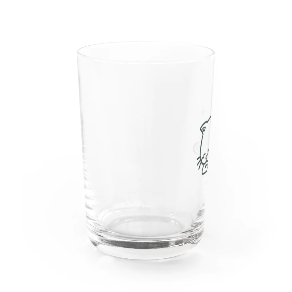 チャべショップのにゃあ　ポーズB Water Glass :left