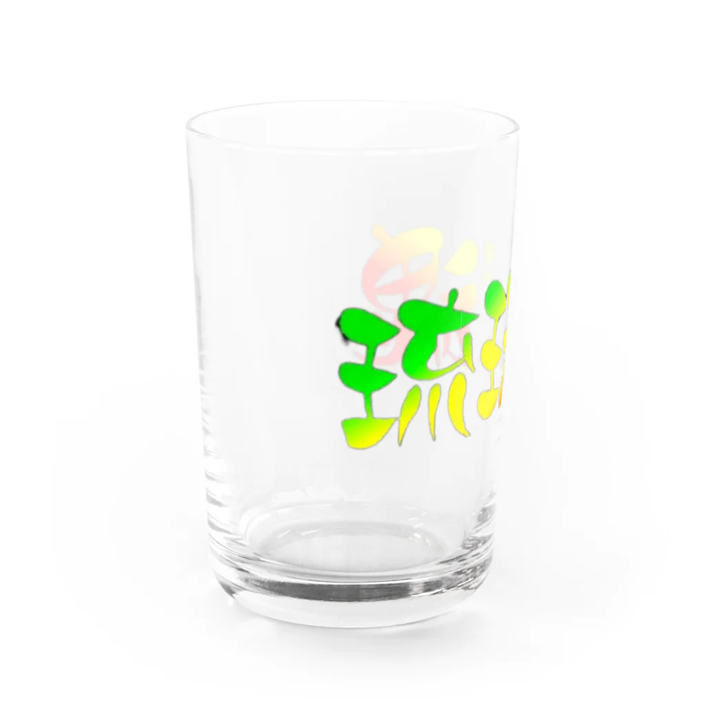 遊びママの琉球魂 Water Glass :left