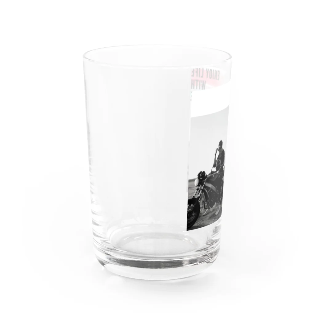 nijiiro-kujiraのバイクライフを楽しむシリーズ Water Glass :left