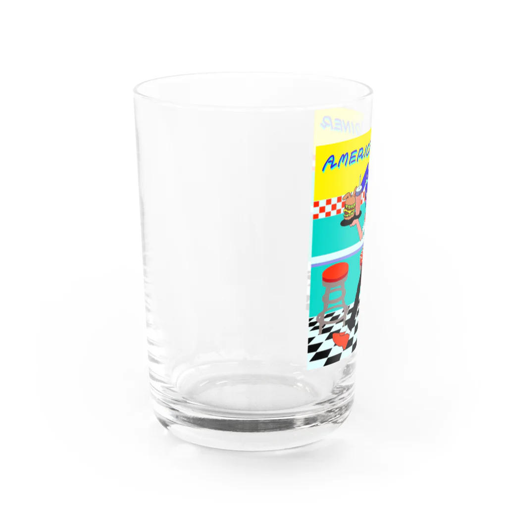 NBCエンジニア株式会社のAMERICAN DINER Water Glass :left