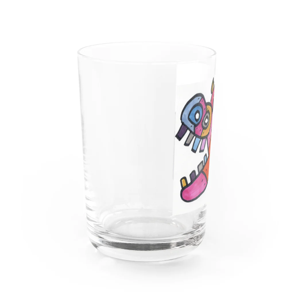 ゆるっと北欧デザイン♪Pahvi Elukat パフヴィ・エルカットのVirtahepo ゔぃるたへぽ　カバちゃん Water Glass :left