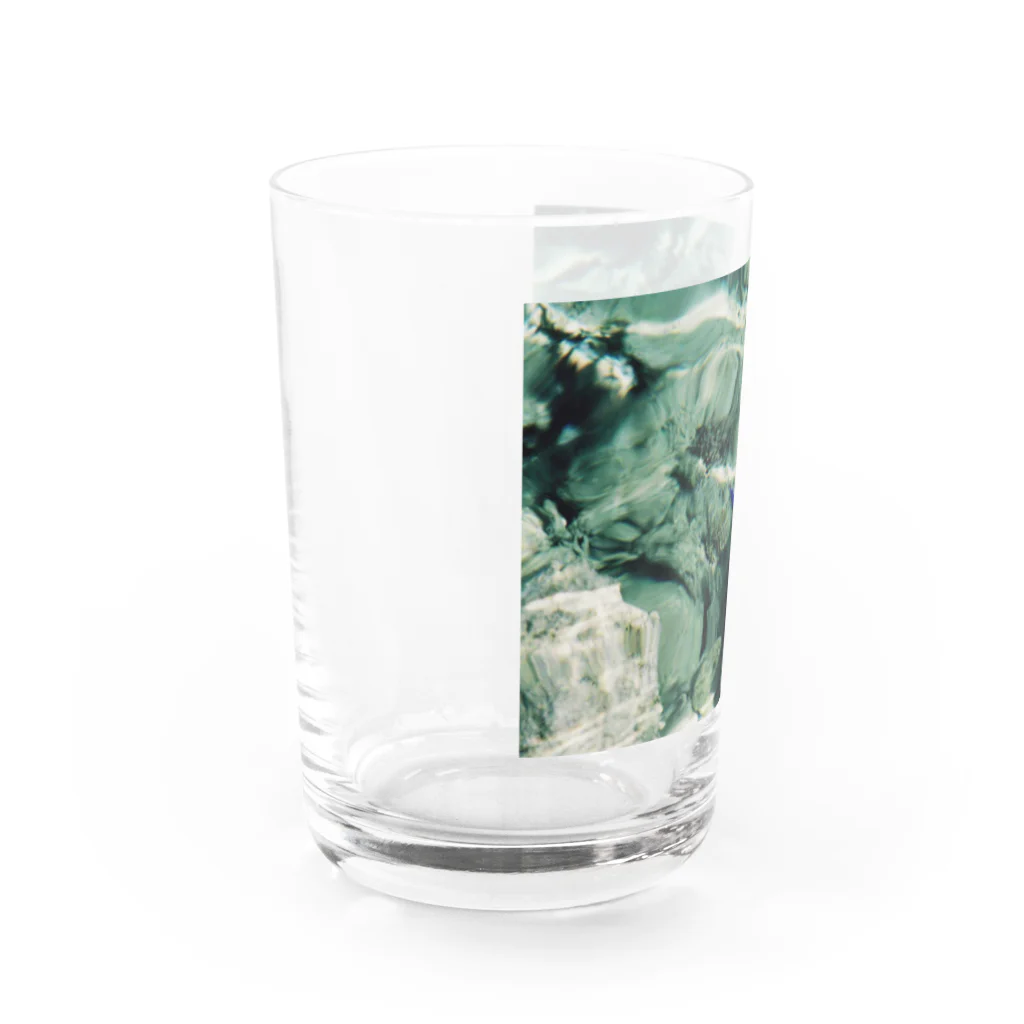 Let's Go for a Walkの宮古島の碧いサカナ Water Glass :left