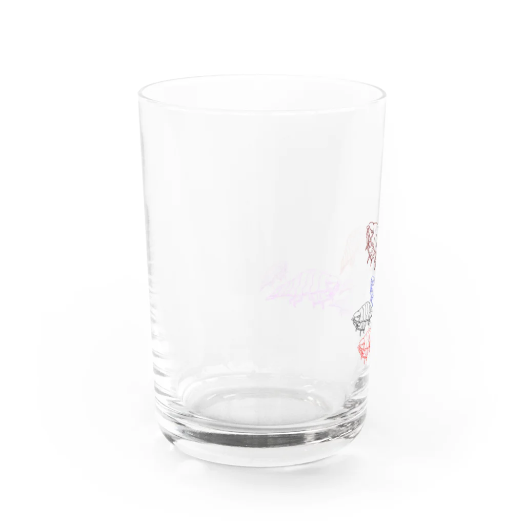 水づくし.comのカラフルグソクムシ Water Glass :left