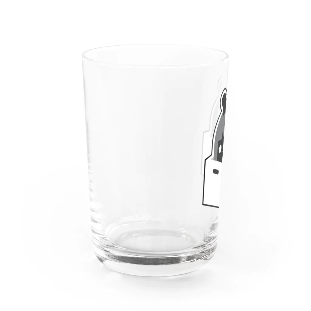 ツギハギ ニクの【Boxed * Girl】黒Ver Water Glass :left