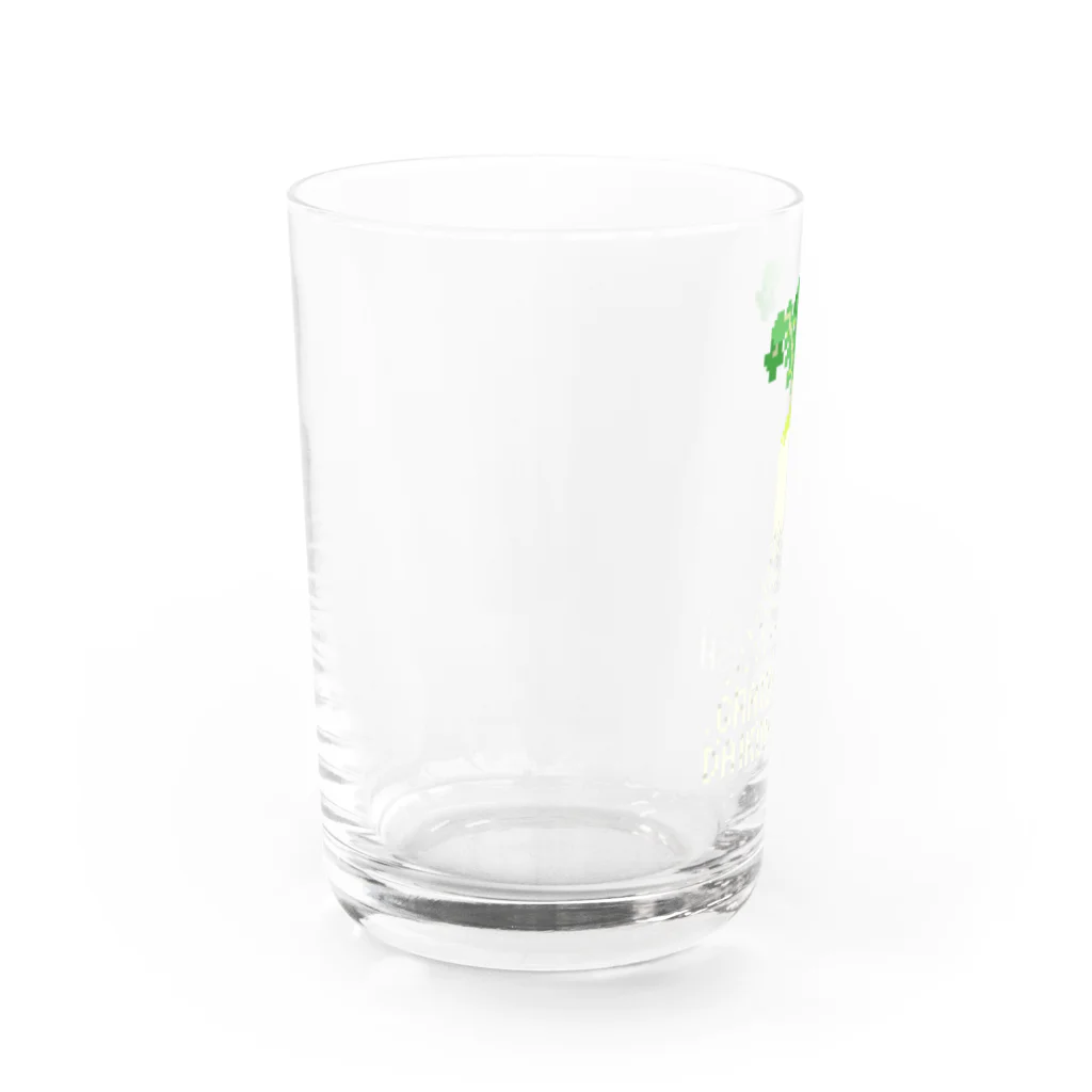 くいなの母のドット大根おろし Water Glass :left