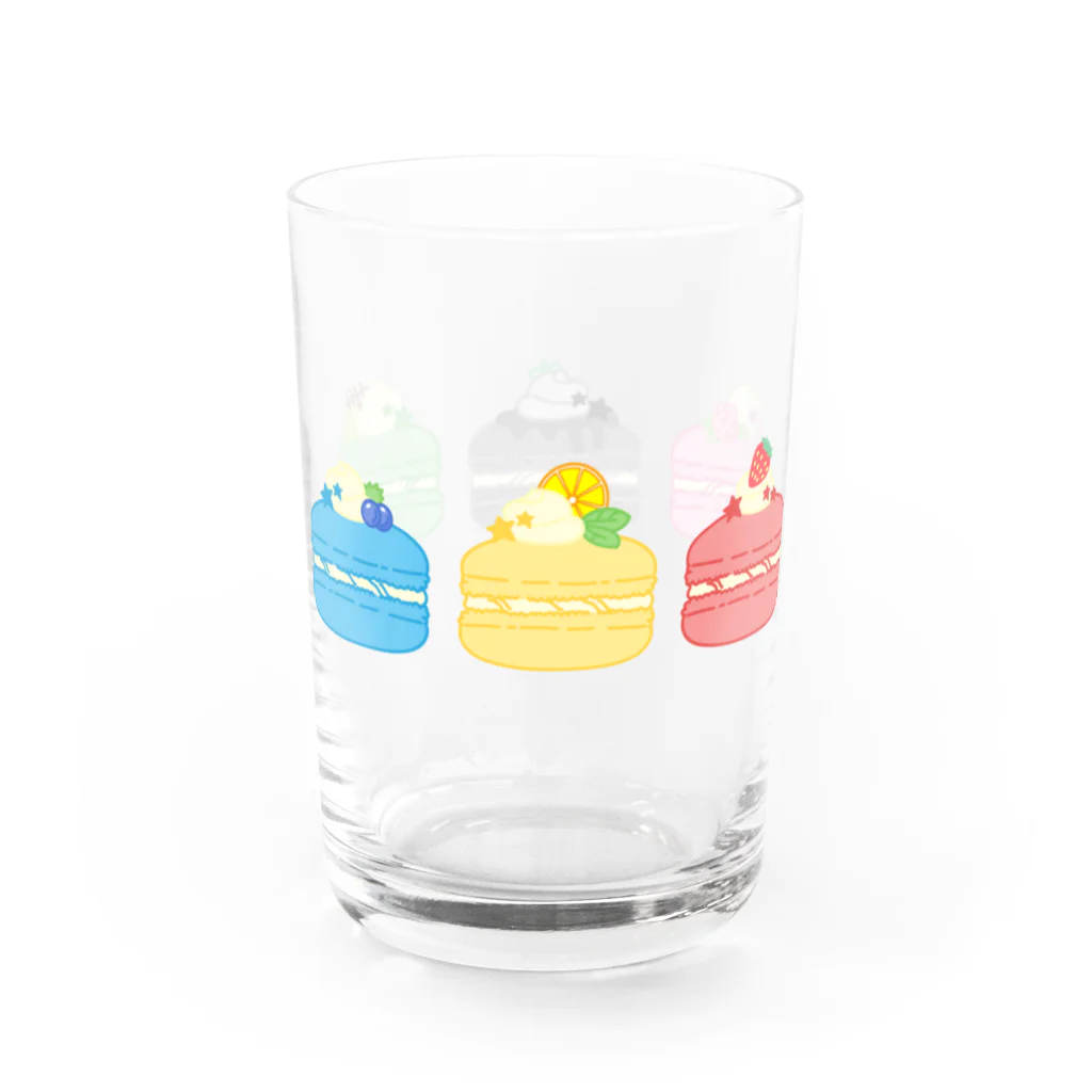 ぱぷりかの推しカラー×マカロン Water Glass :left