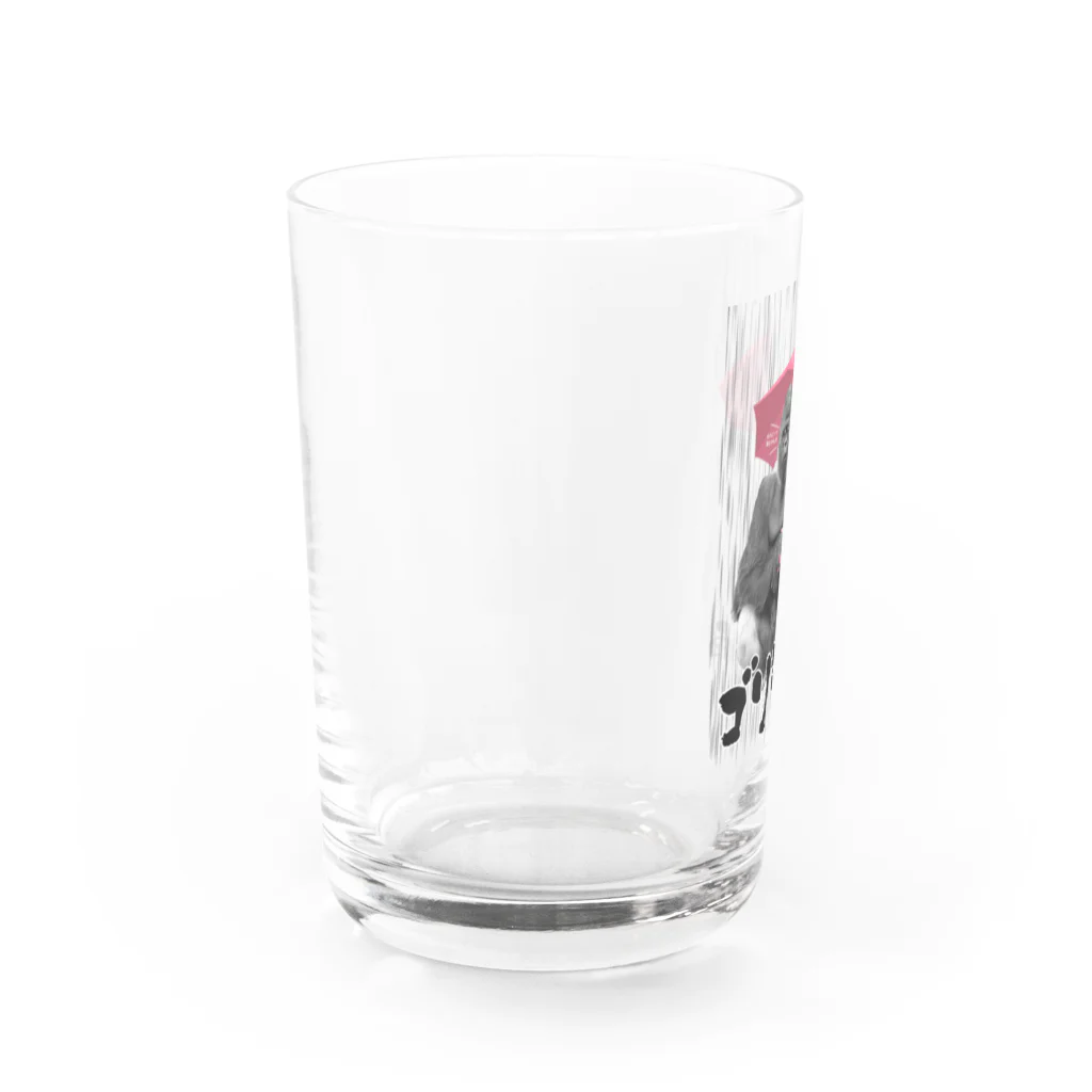 YEVISUのゴリラ豪雨 Water Glass :left