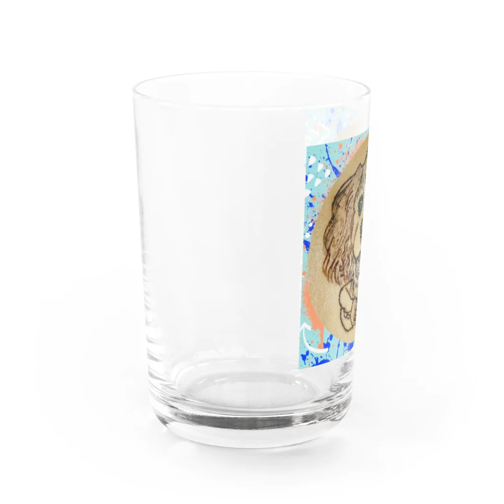 YURITAROORIGINLのAmerican Cocker Spaniel,わるそう坊主のコッカースパニエル Water Glass :left