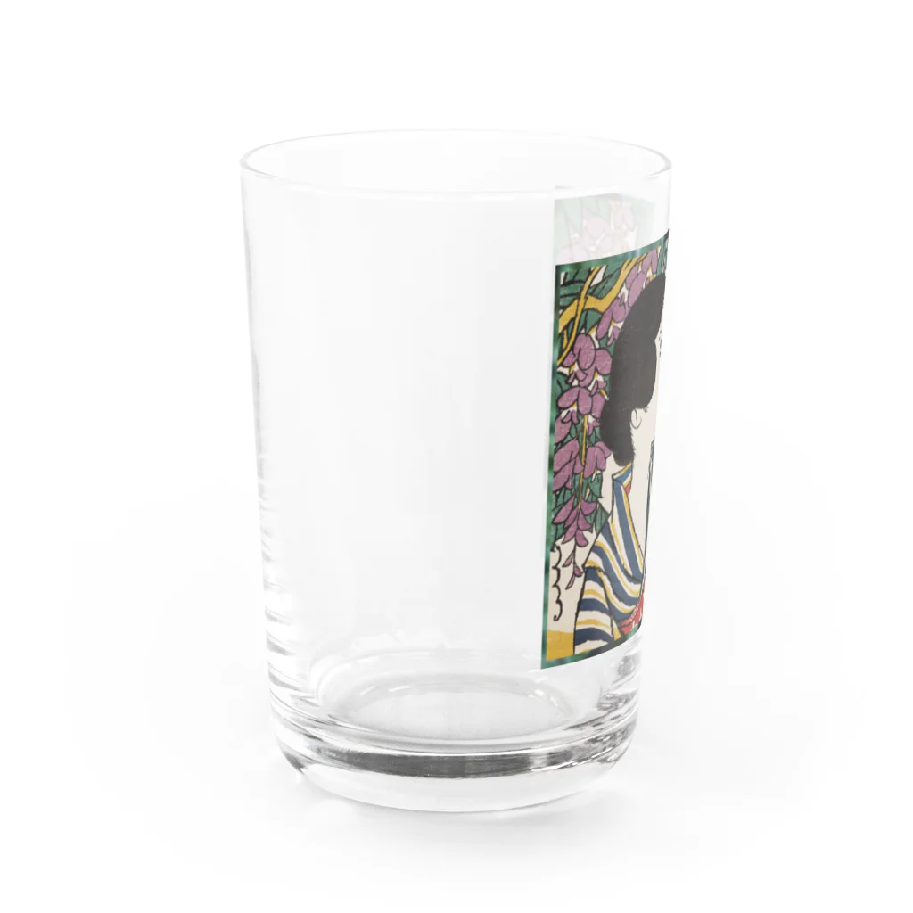 大正ロマン・昭和モダンの大正浪漫　竹久夢二_＜mai＞婦人グラフ五月号表紙絵 Water Glass :left