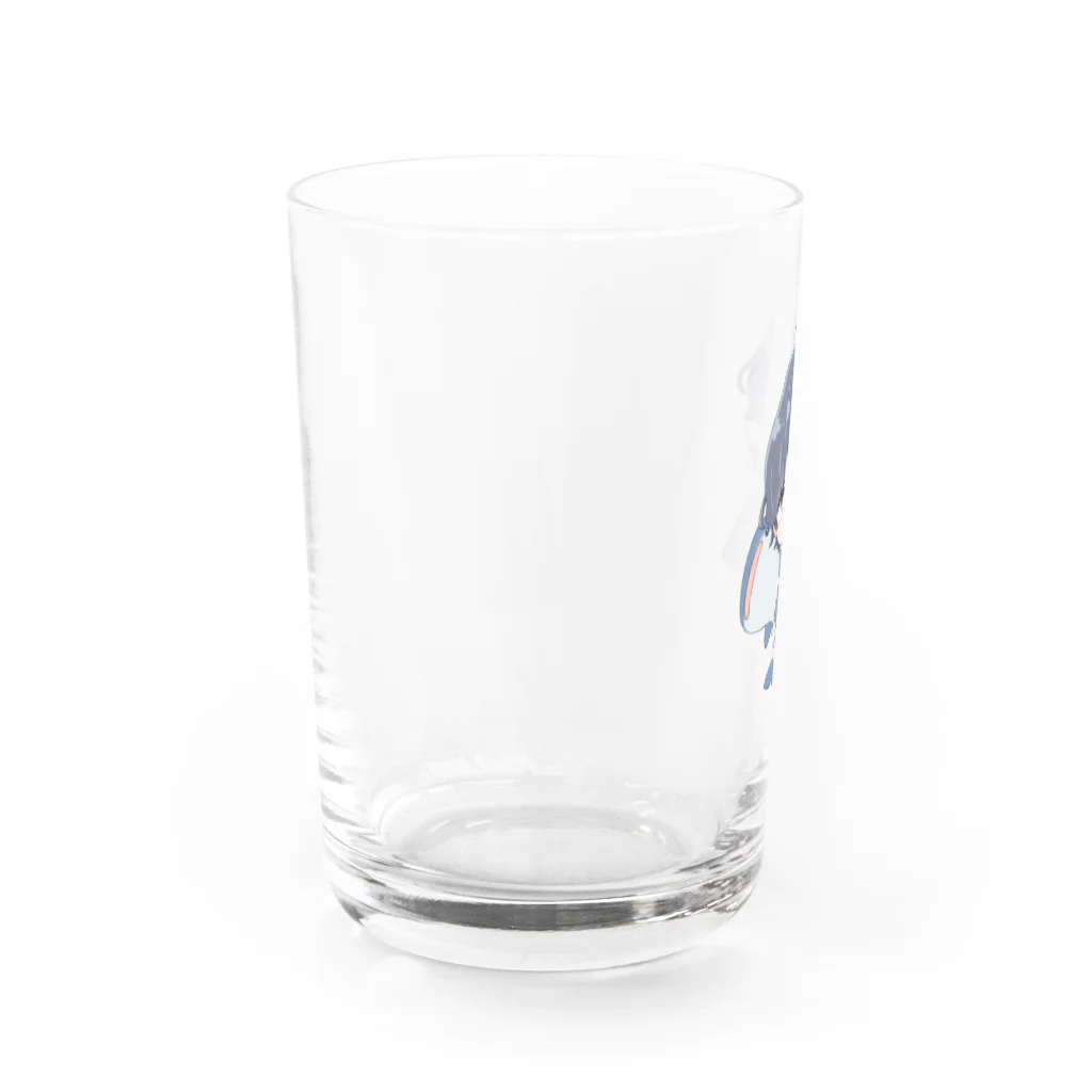 ろいるの黄昏メザメ ジンベエザメといっしょ Water Glass :left