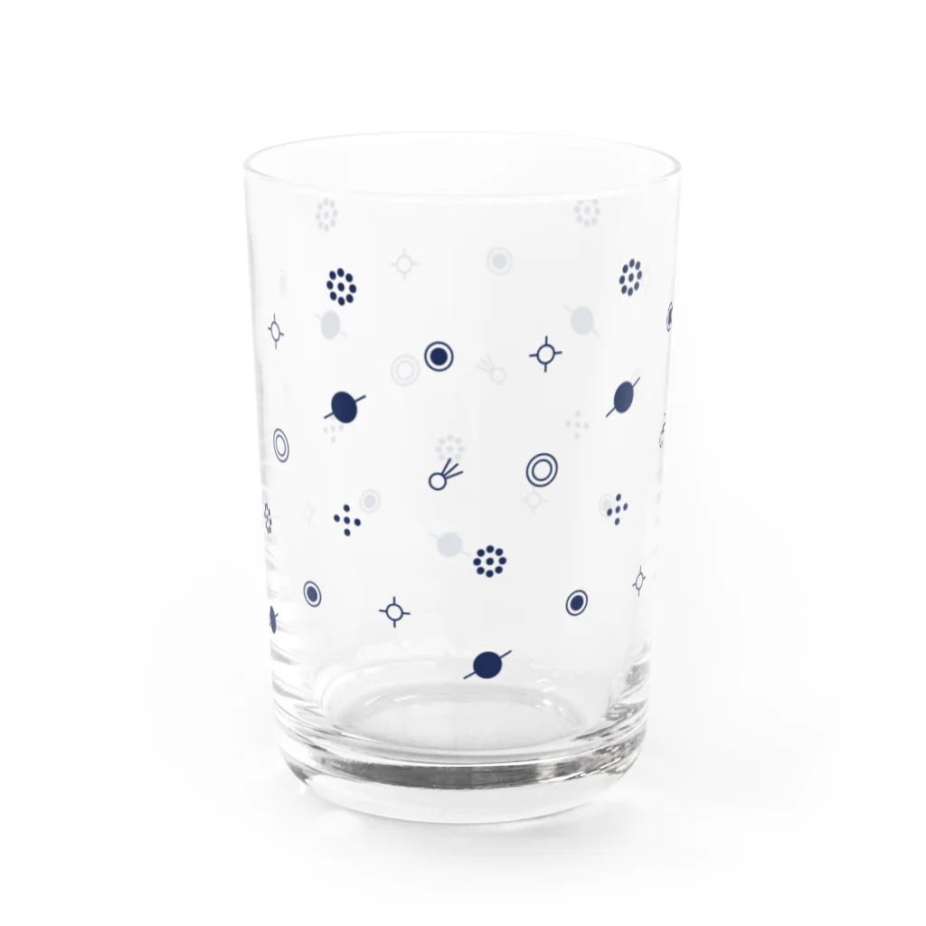 epistulaの天文学記号グラス -Navy- Water Glass :left