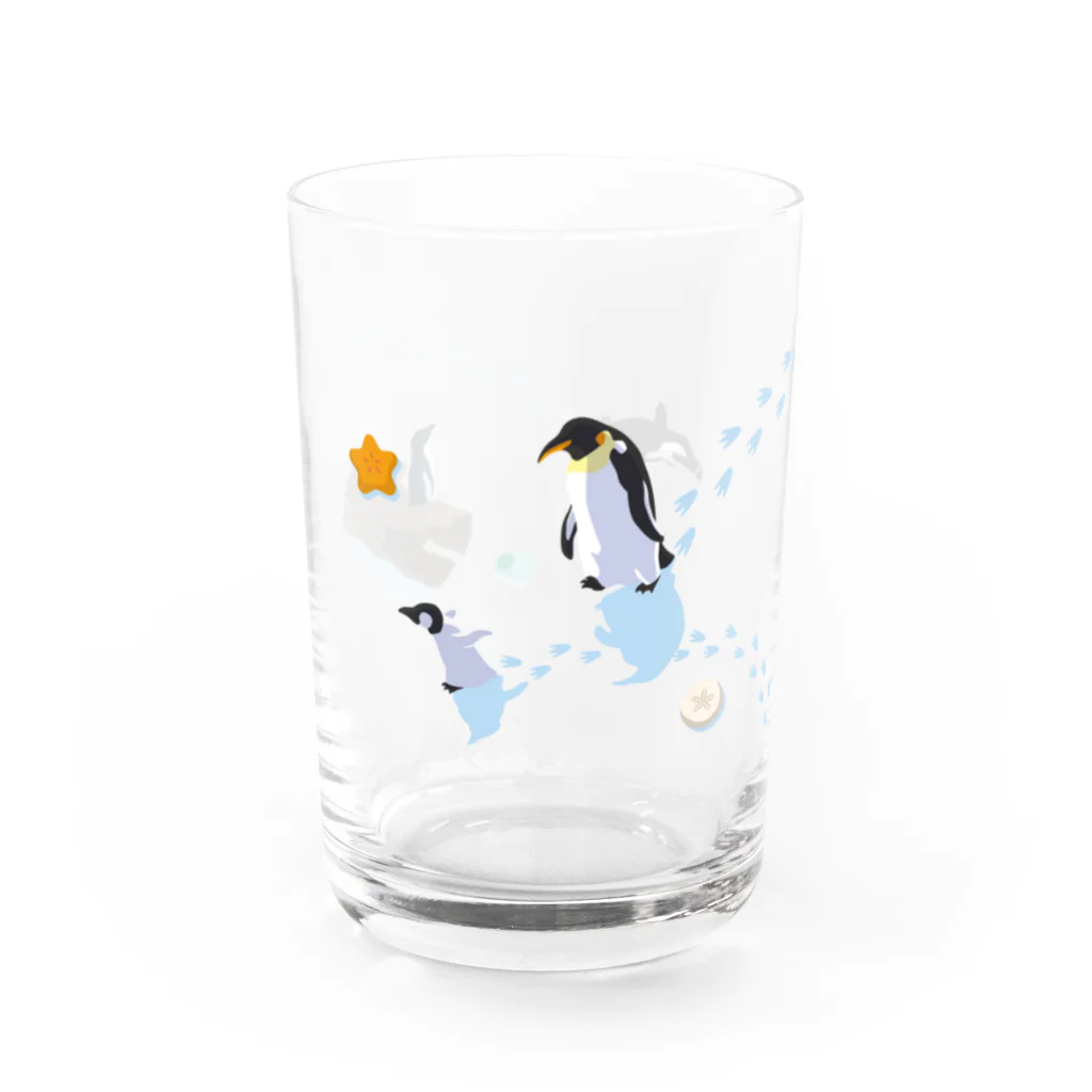 立体工房のペンギンビーチ Water Glass :left