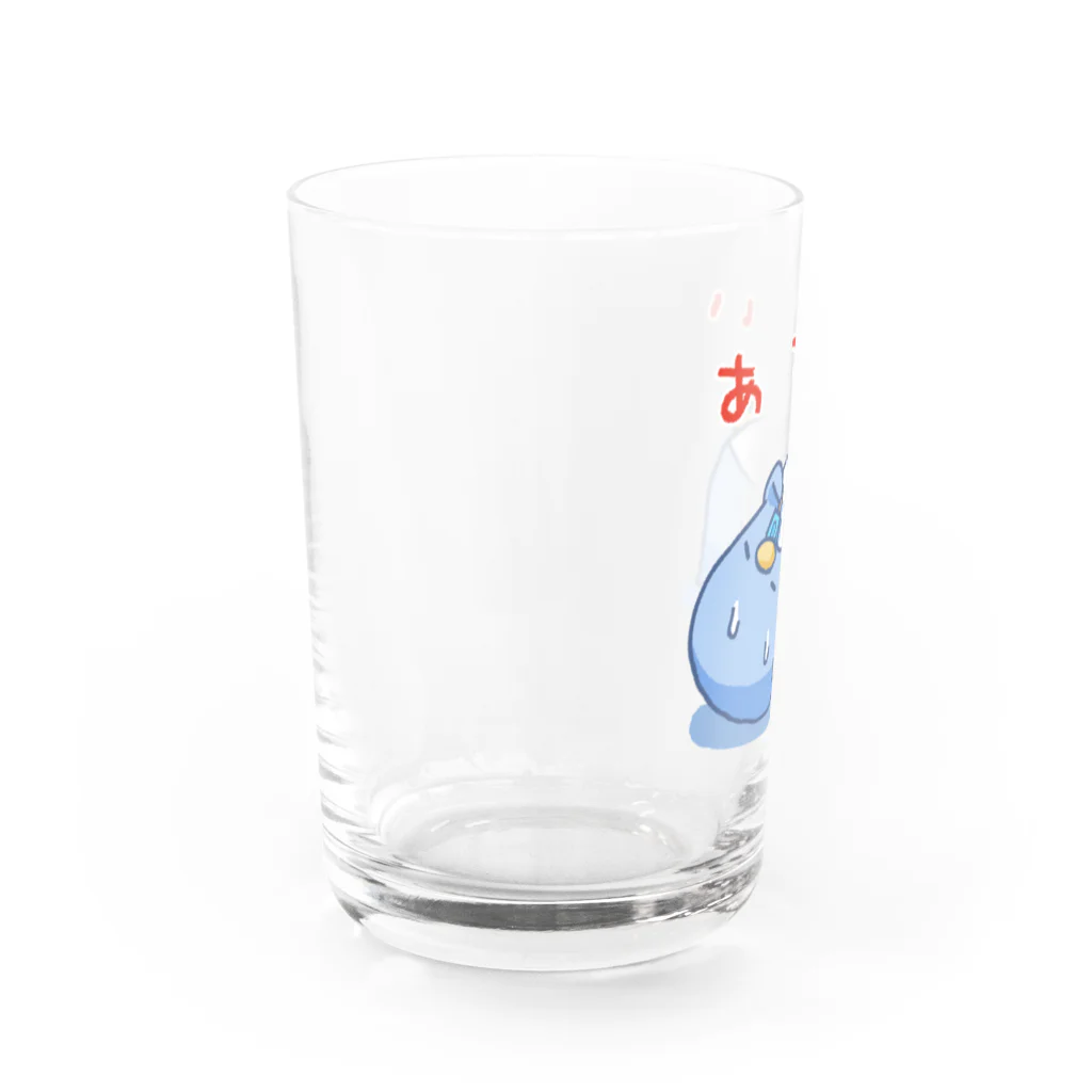 maia.の真夏のぐったりペンギン Water Glass :left