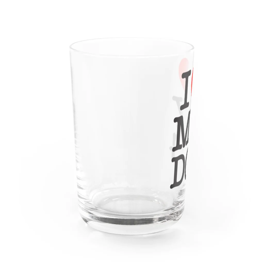 I LOVE SHOPのI LOVE MY DOG Water Glass :left