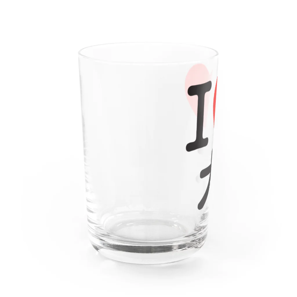 I LOVE SHOPのI LOVE 犬 Water Glass :left