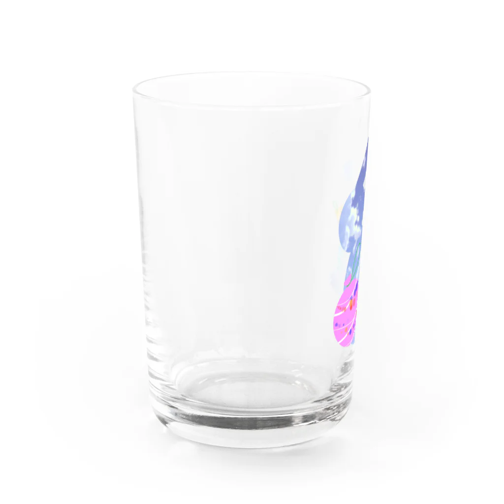 Rabbitflowerの夏の思い出 Water Glass :left