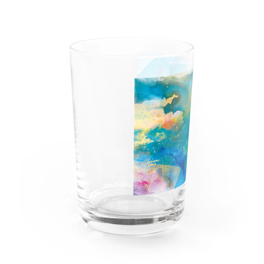 Art Room SunSの粟国島　ナポレオンフィッシュ Water Glass :left