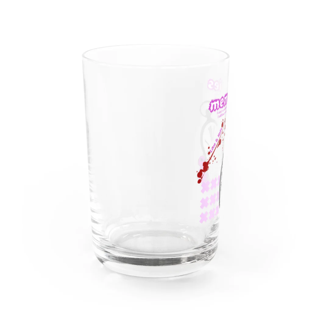 ㌍のるつぼのmemories Water Glass :left