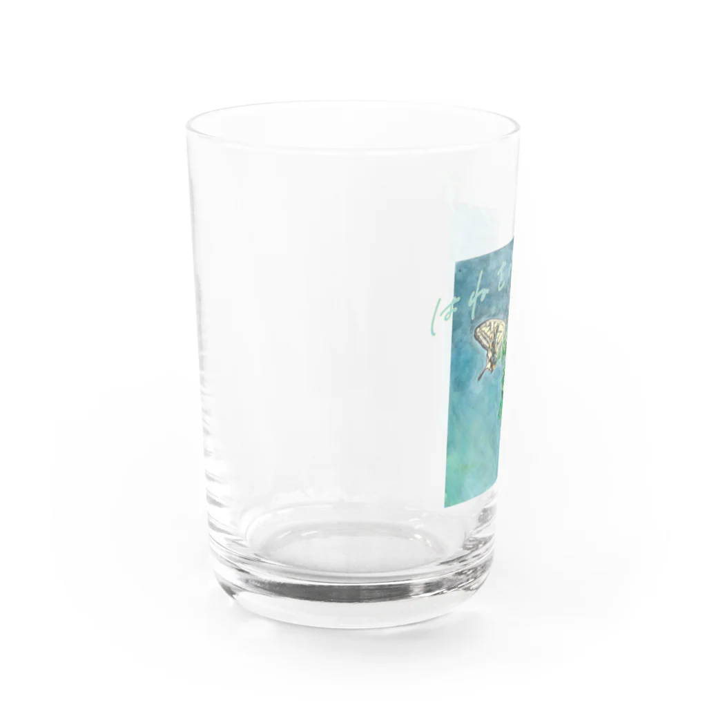 kitaooji shop SUZURI店のはねをかわかす Water Glass :left