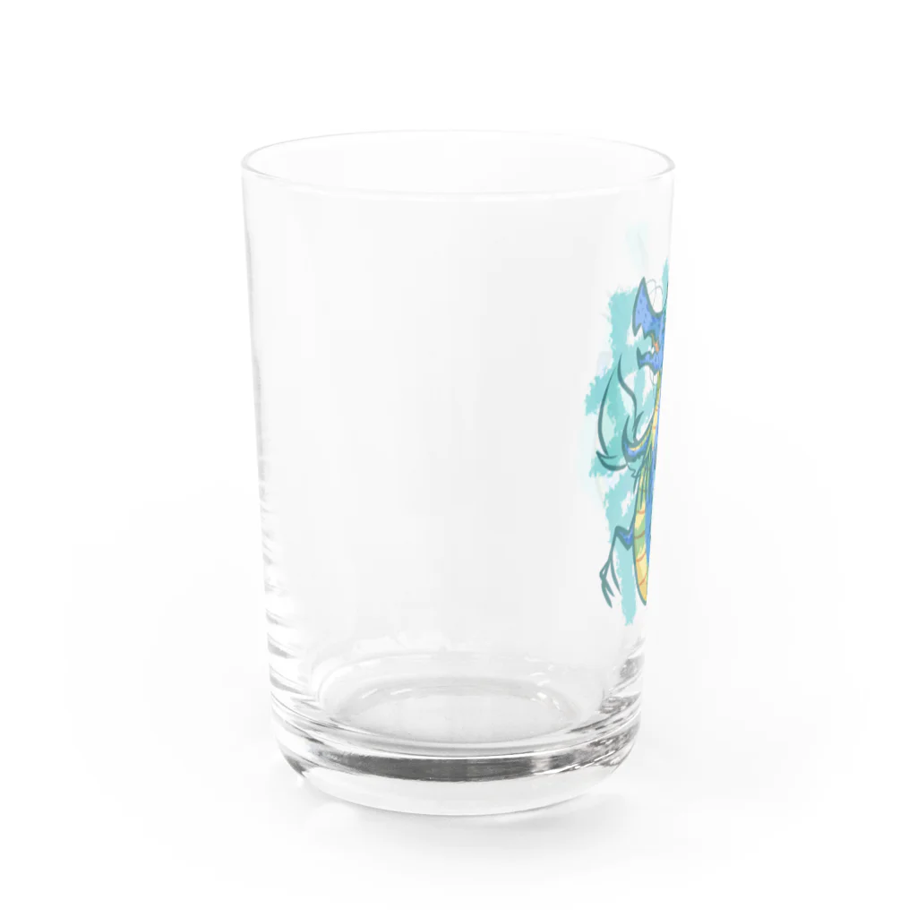 しらのぎつねの涼やか青龍 Water Glass :left