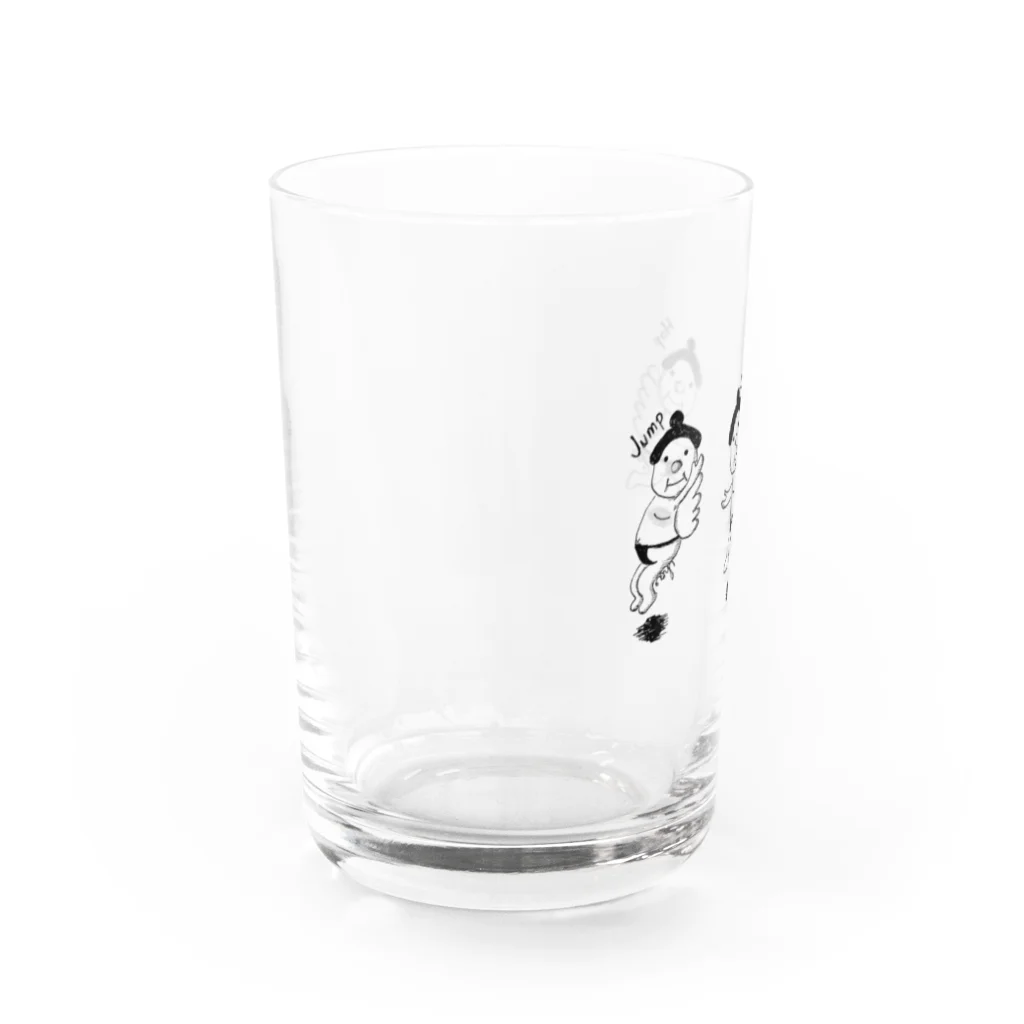 🐸Cha店（ちゃみせ）の関鳥Hop Step Jump Water Glass :left