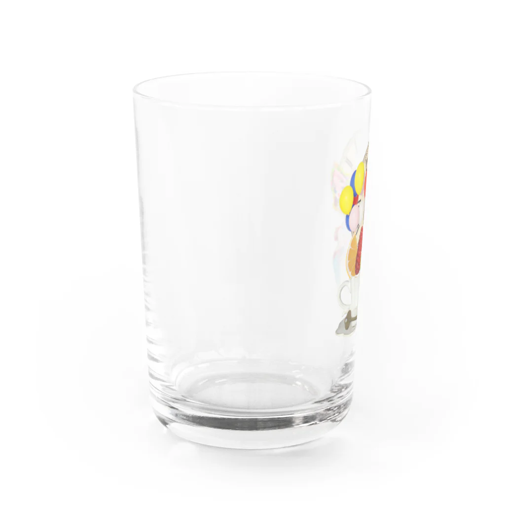 ニコリッペ のタイムスリップニコリッペ星人 Water Glass :left