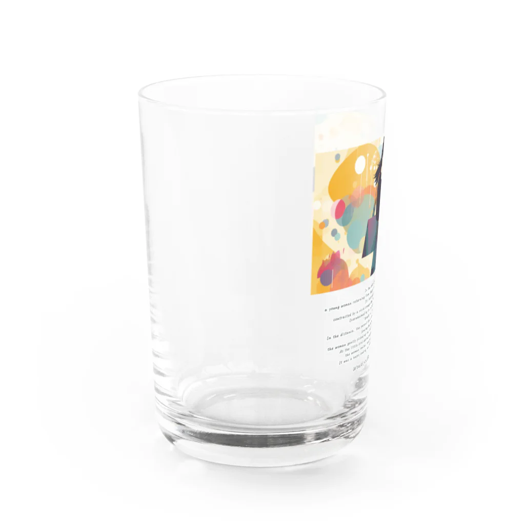 鳥救うSUZURIの『ウチの子になる？』【寄付付き商品】 Water Glass :left