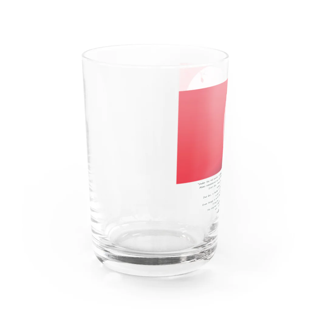 鳥救うSUZURIの『ははどり』【寄付付き商品】 Water Glass :left