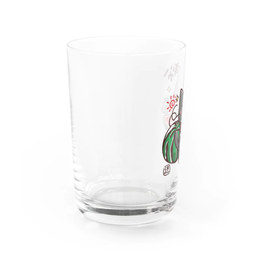 kumanoko_noteのもぐもぐにゃんこ・すいか Water Glass :left