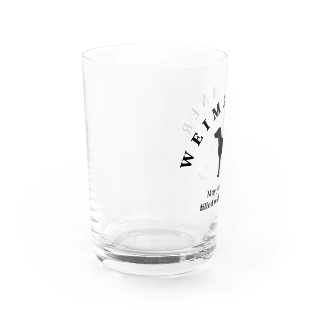 onehappinessのワイマラナー 　happiness!　【One:Happiness】 Water Glass :left