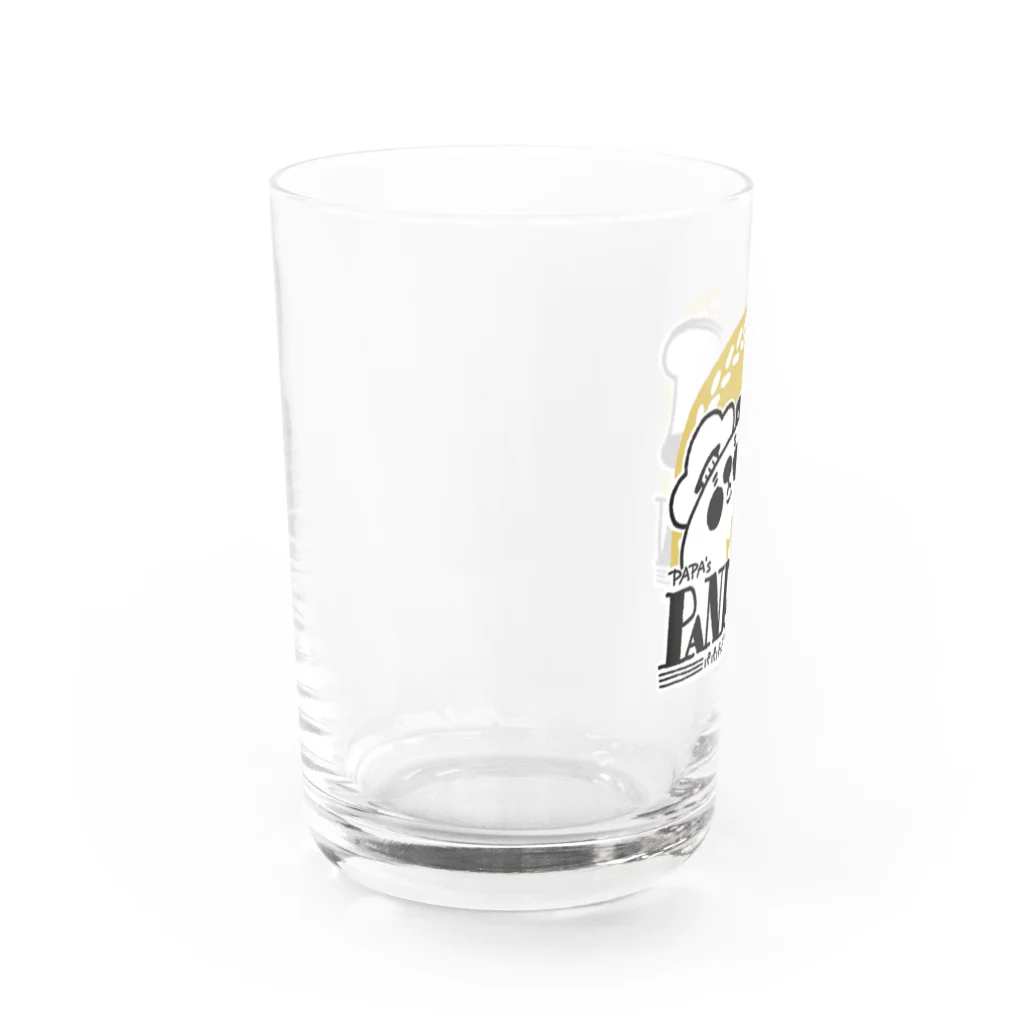 frankenji.storeのパパパンダのパン屋さん Water Glass :left