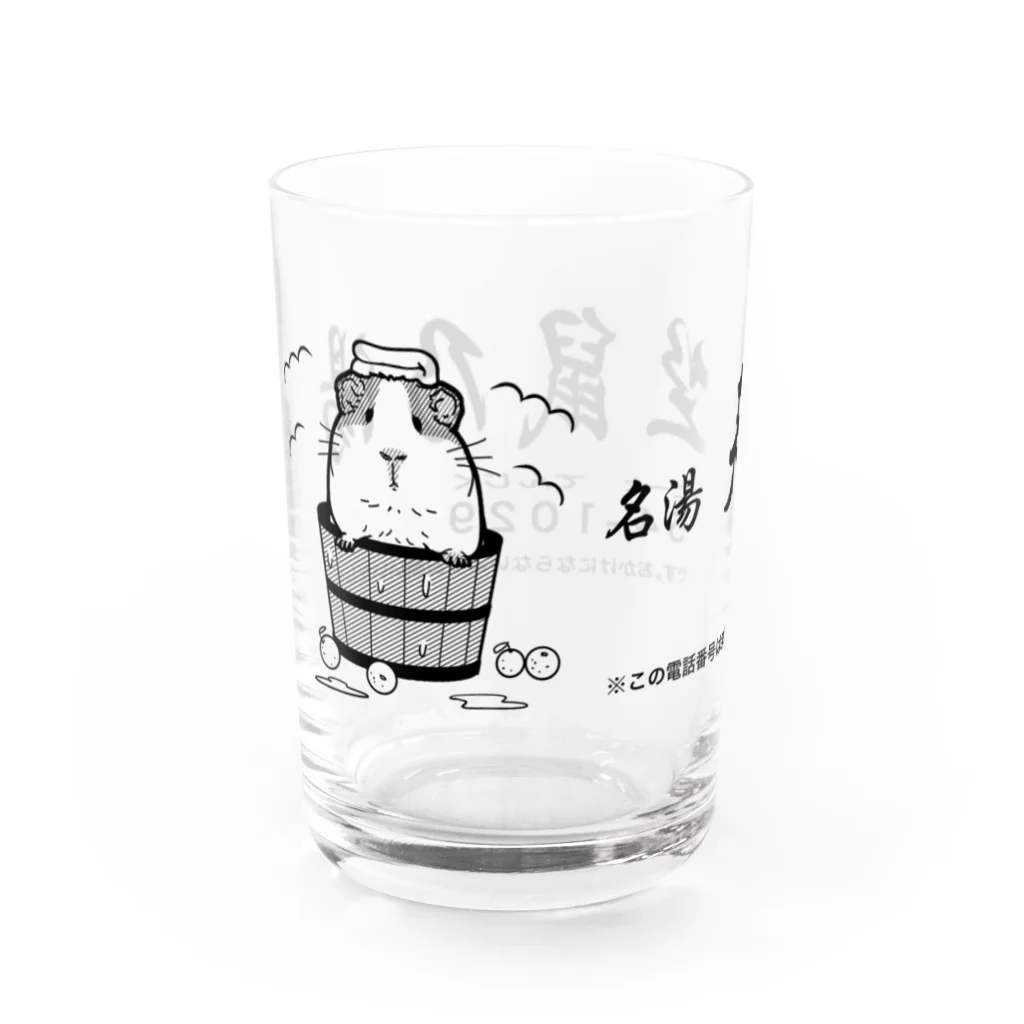 nins・にんずの名湯・天竺鼠乃湯 Water Glass :left