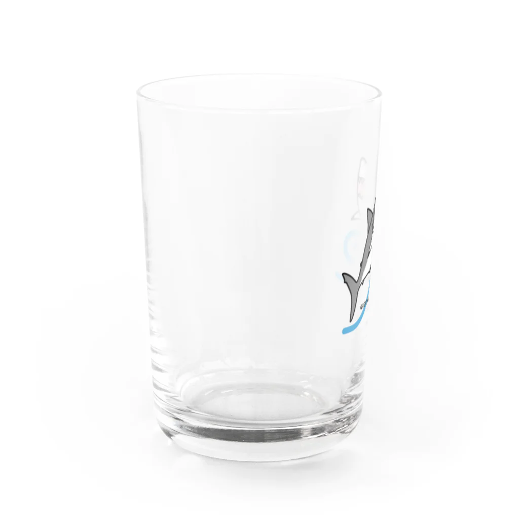 BLUENASHARKのホホジロザメ Water Glass :left