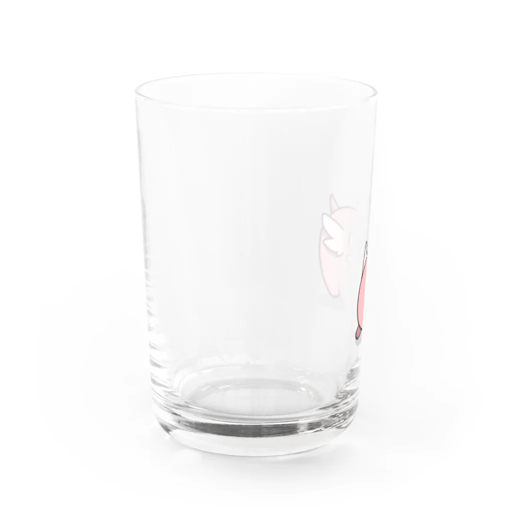 かどた’ｓブランドの山海経のあいつ（渾沌・帝江） Water Glass :left